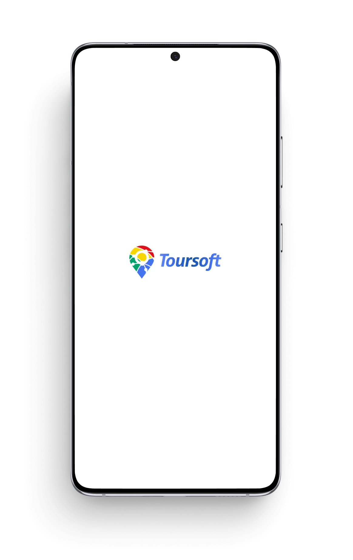 The traveler opens the TourSoft Mobile App